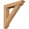 Ekena Millwork Traditional Traditional Smooth Bracket w/ Offset Brace, Western Red Cedar, 7 1/2"W x 38"D x 38"H BKT0806X38X38TRA01SWR - alternate 1